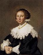 Frans Hals Portrait of a woman oil painting artist